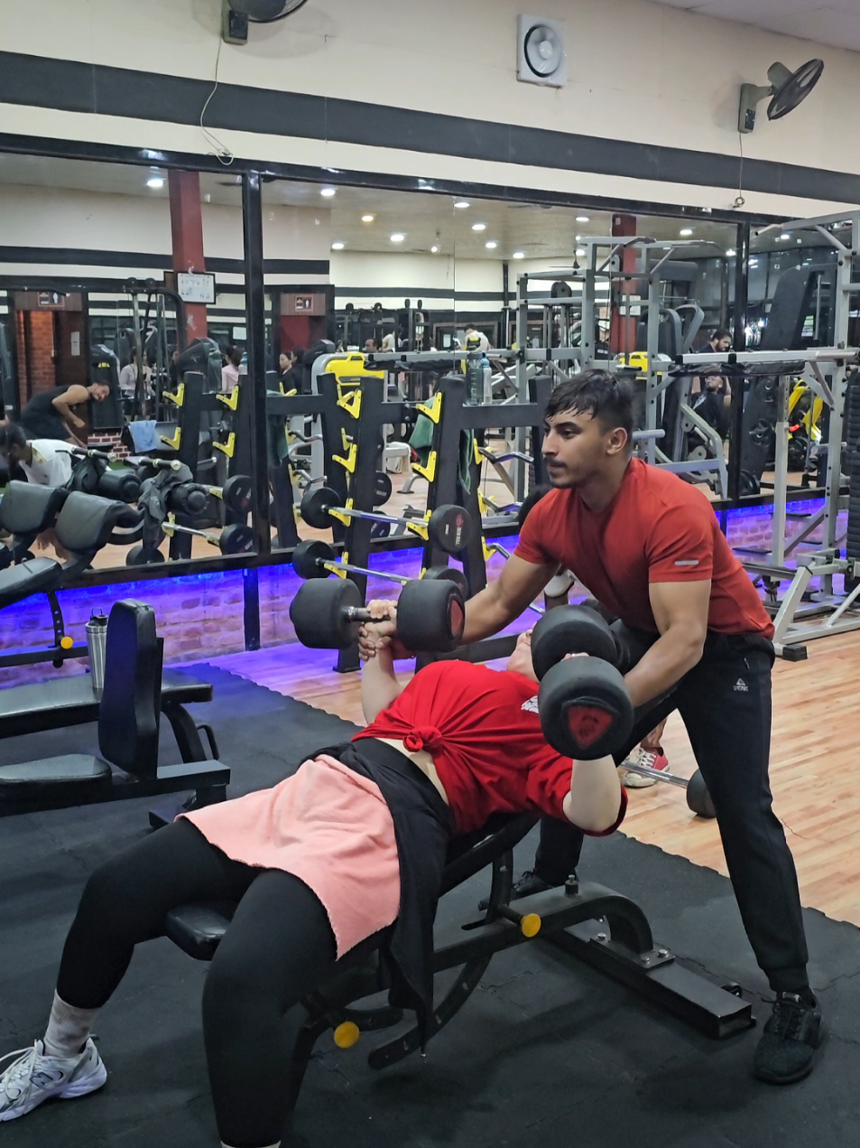Instagram-sudristifitness  @Sanish Maharjan 💪🏻❤️💪🏻 . . . .#creatorsearchinsights #Fitness #gym #GymTok #gymmotivation #fyp #foryou #viral #chestworkout #dumbellpress 