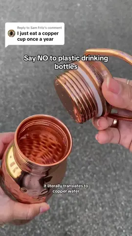 the secret for better health #healthylifestyle #copperwater #antiaging 