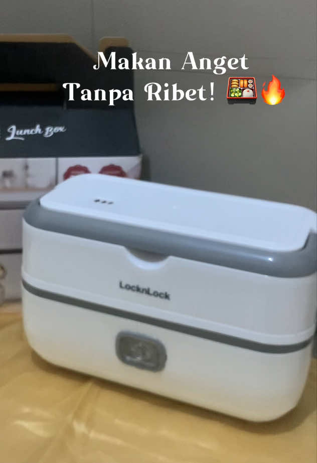 LocknLock electric lunch box Makan anget kapan aja, di mana aja #LocknLockelectriclunchbox #LunchBoxElektrik #MakanAnget #LocknLock #fyp #lunchbox #ramadanekstraseru 