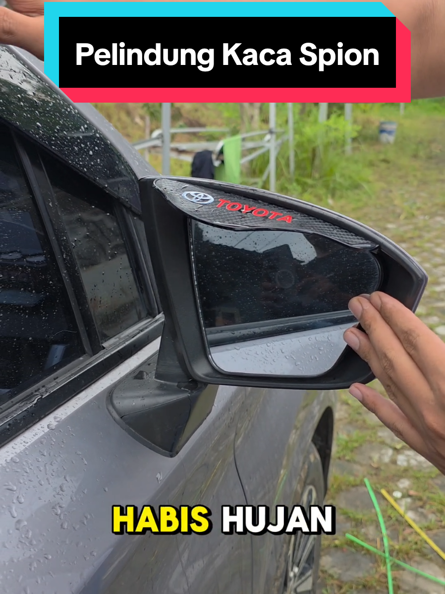 Karet pelindung Kaca spion dari air hujan, agar spion tidak kena air hujan lagi. #pelindungspion #karetspion #payungspion #airhujan 