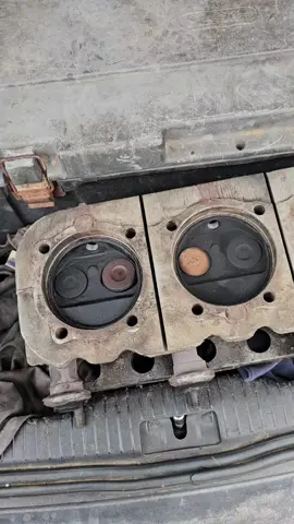 1963 Chevy Monza Corvair head. air cooled enging with a bad valve seat. 