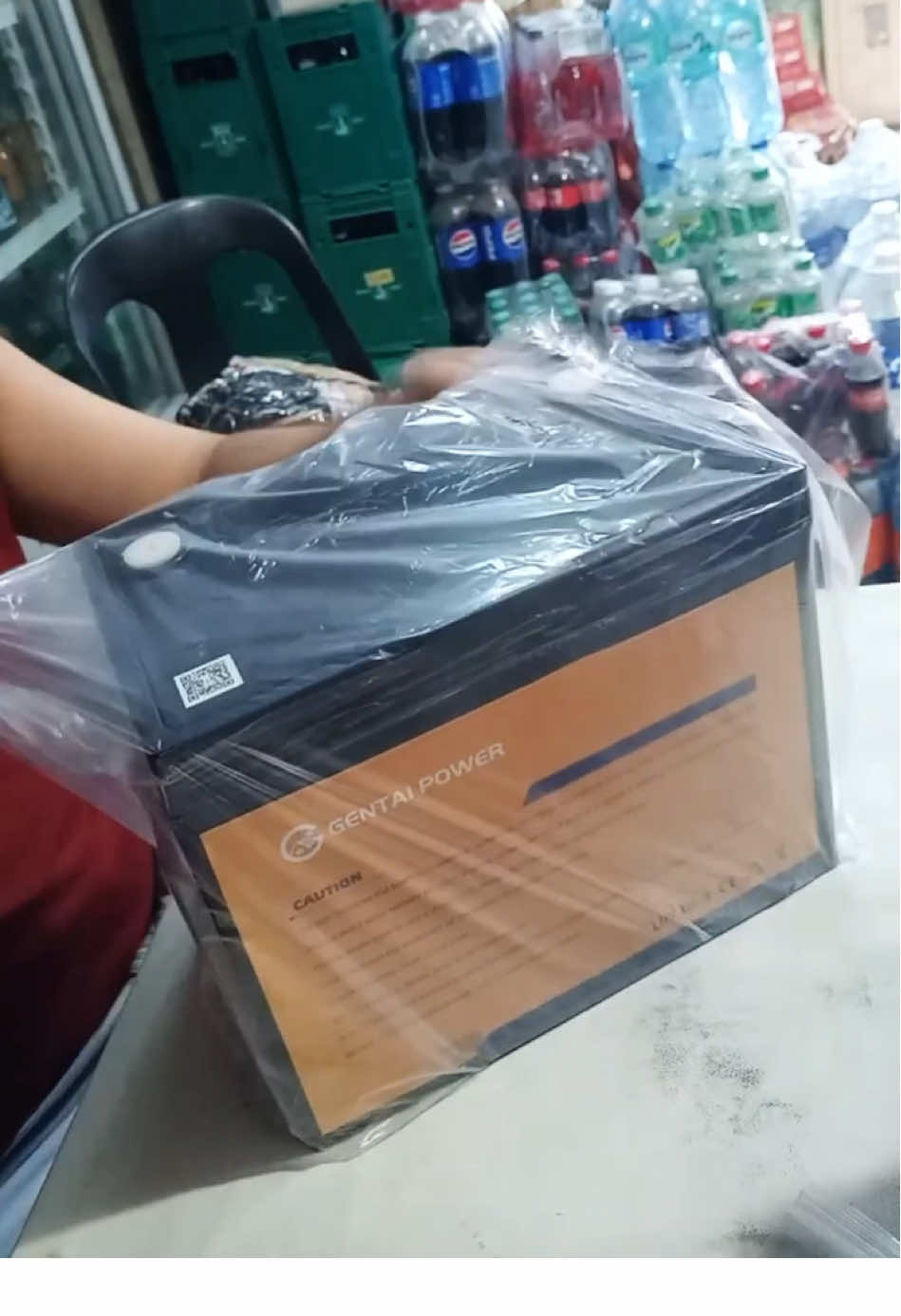 Unboxing GENTAI 12V 100Ah LiFePO4 Battery 🔋🥰😘🛒 #lifepo4 #battery #lifepo4battery #ups #energystorage #fyp #TikTokShop 