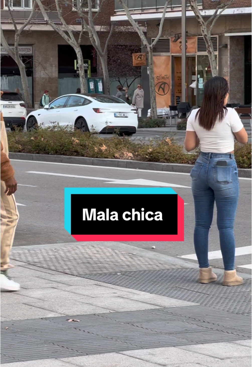 Que mala chica jaja @Nai🌎💚 #madrid #españa #parati 
