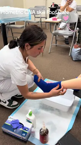 Prometric Clinical skill foot care#prometric #2025 #nurse #fyp #fypシ゚viral #fypage #nyc #fypシ゚viral #fyp #cnalife #cnatest #prometricskill 