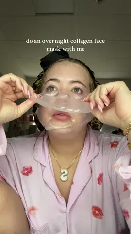 this was fun! #collagenmask #overnightmask #collagenovernightmask 