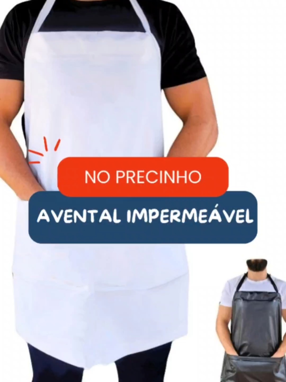 Para receber o LINK siga o perfil e depois comente “EU QUERO” ⚠️ Verifique se o link chegou na aba “solicitações” ou “solicitações ocultas” Encontre os links aqui também👇🏻 ✔️No link da Bio, N° 18 Me siga para mais dicas e compartilha com quem ama achadinhos como esse 💙 ✨ #shopee #avental #aventalimpermeavel #impermeavel  #utilidades #churrasco 