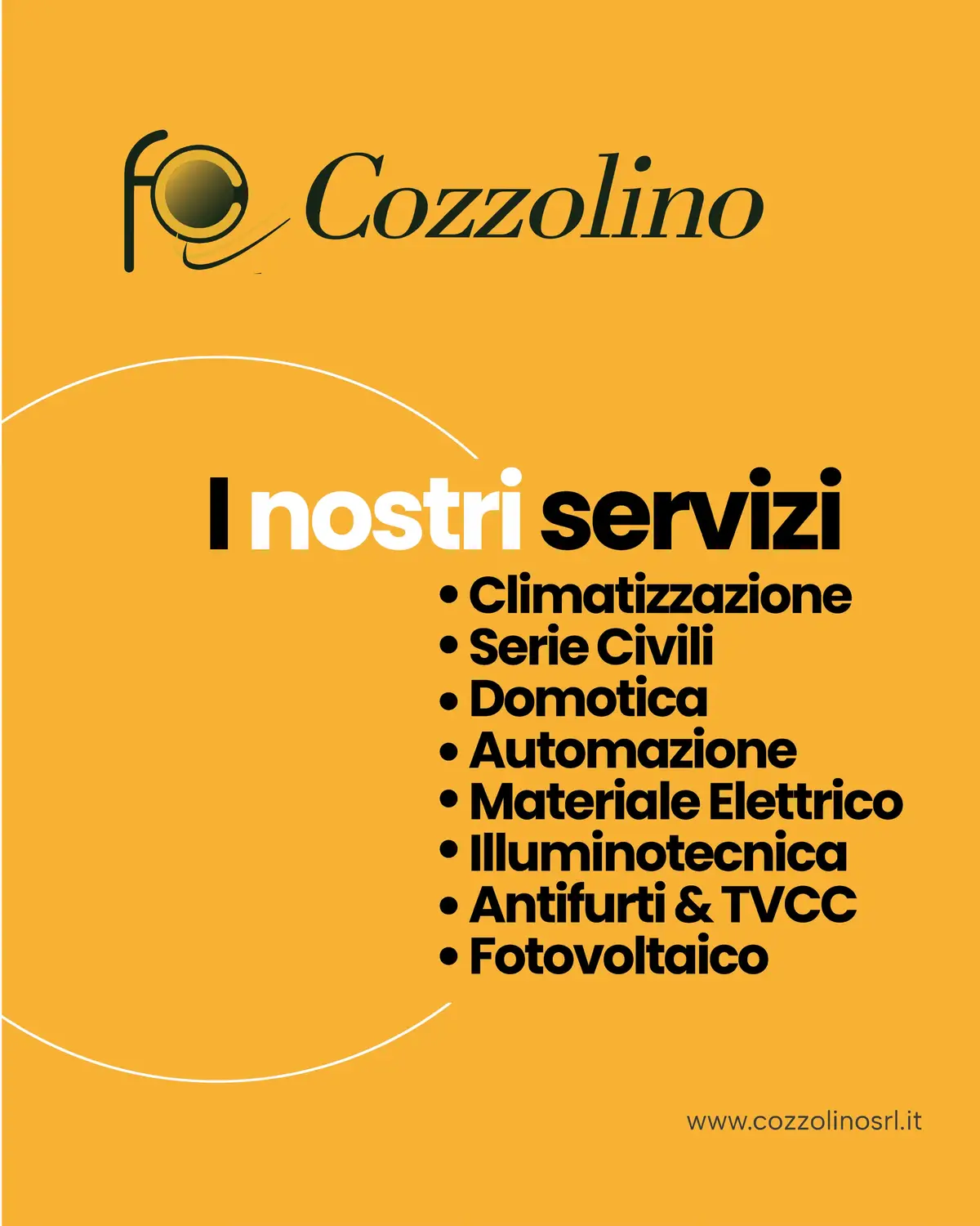 Dal 1988 siamo il punto di riferimento per installatori e aziende con un'ampia gamma di servizi: ✅ Climatizzazione ❄️ ✅ Serie Civili 🏠 ✅ Domotica e Automazione 📲 ✅ Materiale Elettrico 🔧 ✅ Illuminotecnica 💡 ✅ Antifurti & TVCC 🔒 ✅ Fotovoltaico ☀️ Affidati ai nostri esperti per soluzioni affidabili, innovative e su misura! 📍Scopri di più su www.cozzolinosrl.it 🔗 Seguici per rimanere aggiornato sulle ultime novità! #CozzolinoSRL #MaterialeElettrico #MaterialeIdraulico #Innovazione #Tecnologia #Domotica #Automazione #Fotovoltaico #Illuminotecnica #Sicurezza #Nola