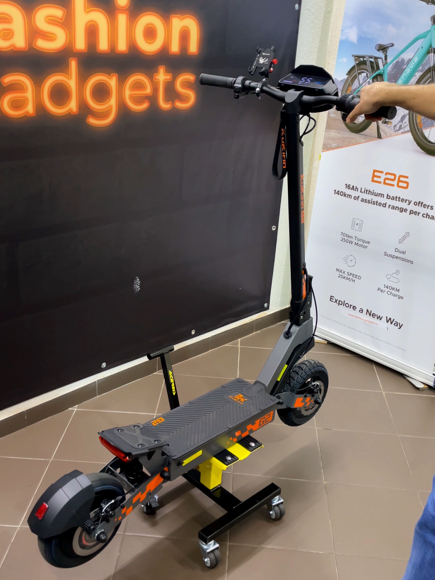 👨‍🔧Activare plecare full electrica🛴KuKirin G2 cu motor de 800W⚡#fashiongadgets #kukirin  #trotinetaelectrica #electricscooter #scooter #electricvehicle #trotineta #escooter #newtrend #new #modelnou #EcoFriendly #eco #foldablescooter 