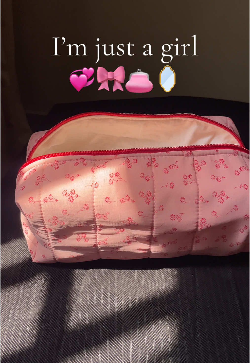 I’m just a girl🎀👛✨ Beauty pouch N5,500 #fyp #fypviralシ #foryoupageofficial #welcomebacktiktok #trends #trendingsound #viralsounds #viralvideos #beautypouch #cosmeticpouch #girlyaccessories #girlyaesthetic #lucentbloom 