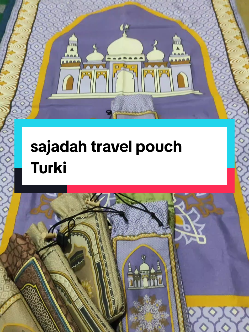 souvenir acara pernikahan✅ oleh-oleh haji umroh✅ aqiqah✅ tahlilan 40 hari✅  #50pcssajadahtravelpouch #sajadahtravelrandommotif #sajadahtravelpouchturki #ramadanekstraseru 