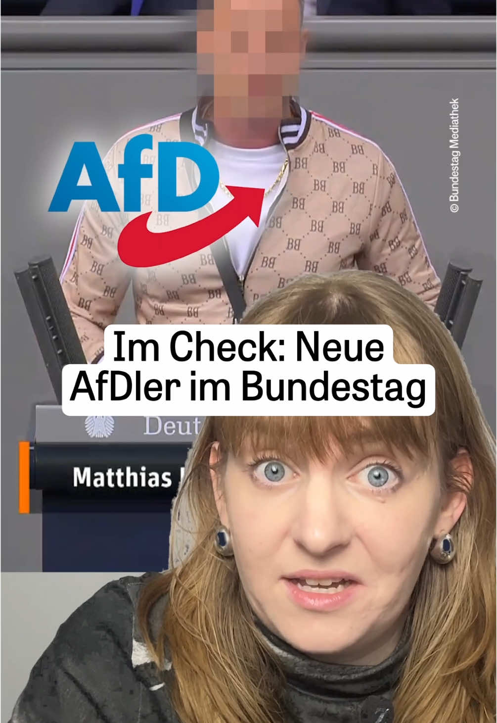 🗳️ Die AfD zieht nach der Wahl mit vielen neuen – teils rechtsradikalen – Gesichtern in den Bundestag ein. 📒 Wir stellen euch fünf besonders extreme Personalien vor: - Dario Seifert, ehemals in der Jugendorganisation der N*P*D - Maximilian Krah, der die $$ verharmlost hat - Robert Teske, ein Vertrauter HöckesReinhard Mixl, der wegen seiner Aussagen fast mal aus der AfD geflogen wäre - Matthias Helferich, gegen den gerade noch ein Parteiausschlussverfahren läuft 🪑Insgesamt hat die AfD nun 152 Sitze im Bundestag und ist damit die zweitstärkste Kraft. #afd #btw25 #rechtsextremismus #bundestag #krah ✍️ & 🤳: @Linda Frs  ✂️: @Mariana Dellien 