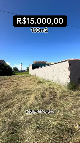 Terreno a venda em Unamar/Tamoios localizado no Residencial Gravata 2. Terreno medindo 150m2 (6x25) 2 unidades disponíveis. Valor: R$15.000,00 - à vista - ACEITA PROPOSTA. (22)992173872 #cabofrio #terreno #regiaodoslagos #terrenoavenda 