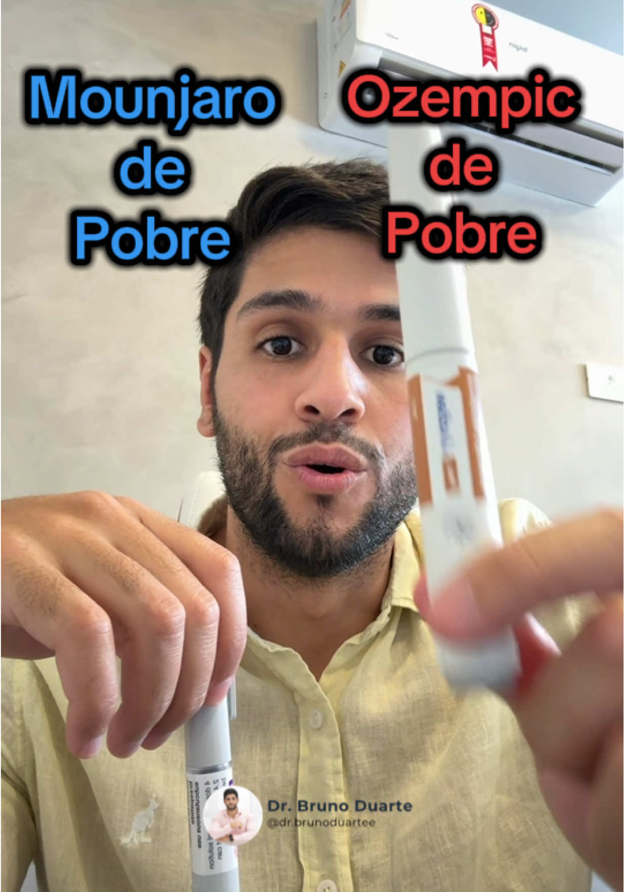 Mounjaro e ozempic de pobre #brunoduartemedico #emagrecimento #aprendanotiktok 