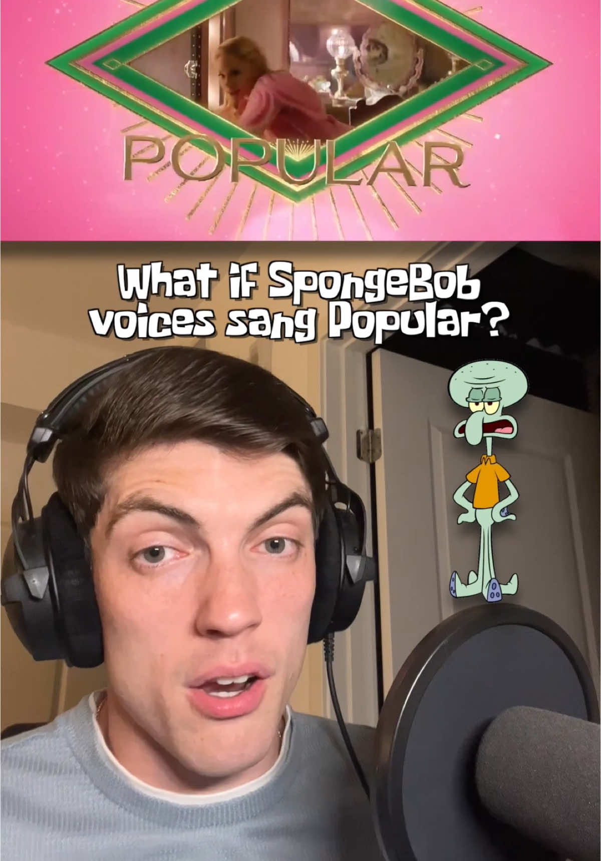 @SpongeBob in @Wicked Movie 🤭 #voiceacting #vo #wicked #popular