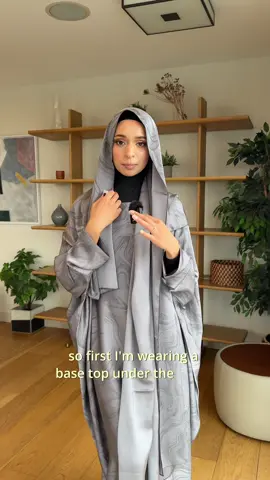 @Maryam styling the silk hijab that comes with our Marble Butterfly Abaya🧕🏼✨🤲🏼 #abaya #tutorial #hijab #Ramadan #eid #ramadan2025 