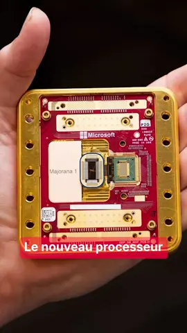 Le nouveau processeur quantique de Microsoft va changer le monde de informatique 😎 #microsoft #quantique #informatique 