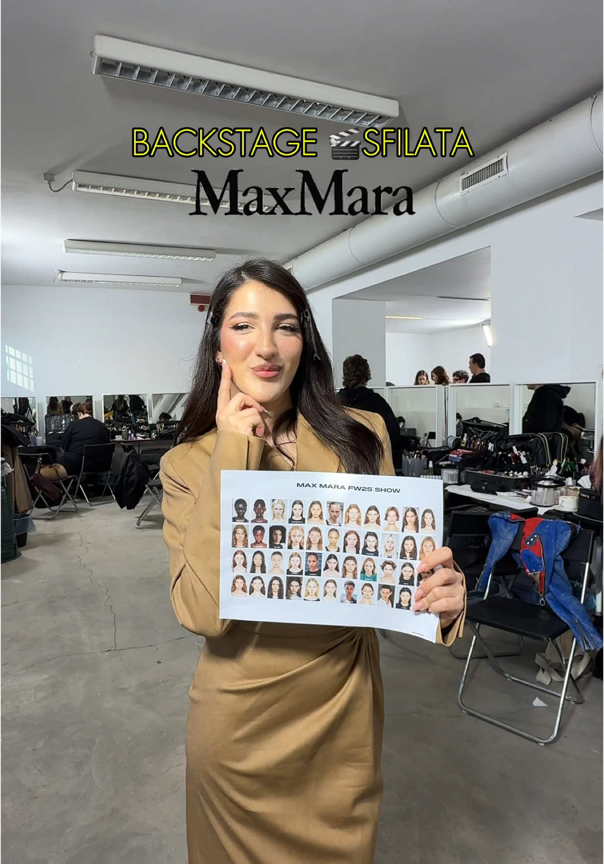 Vi mostro cosa accade nel Backstage 🎬di una Sfilata di Moda direttamente dal backstage di Max Mara ✨ Grazie al team di @ghditalia per avermi fatto vivere un’esperienza simile #ghdchronosmax #ghdfashionweek #ghdbackstage #ghdxMaxMara #invitedby 