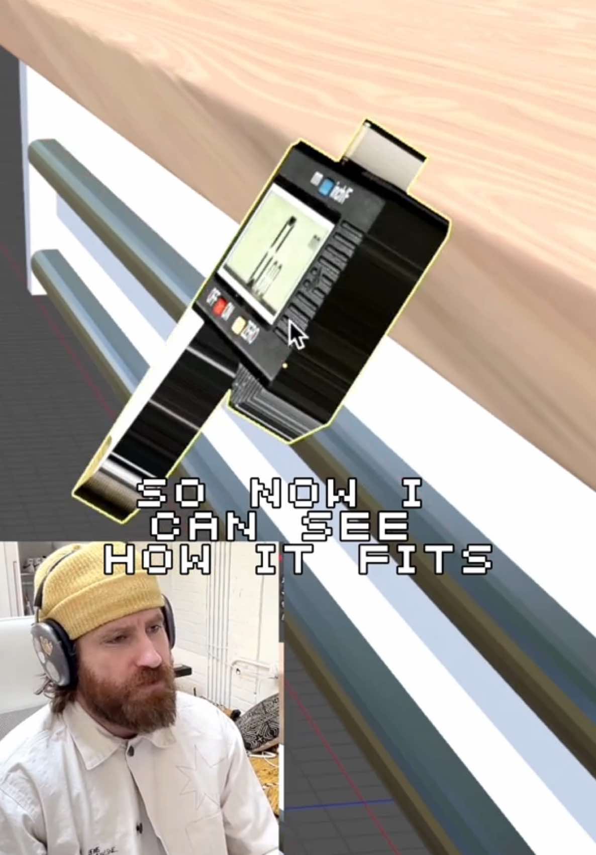 How did I measure my calipers for their 3D printable desk mount? The answer, as they say, may surprise thee. #blender #geometrynodes