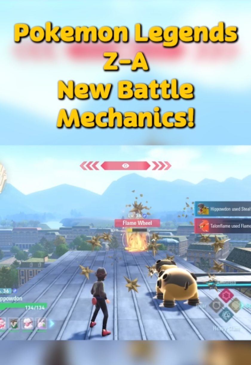 New Pokemon Battle Mechanics! We can finally dodge and move mid battle! #pokemon #fyp #gaming #2025 