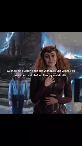 Oh my sheyla #wanda #wandamaximoff #scarletwitch #doctorstrange #doctorstrangeinthemultiverseofmadness #marvelstudios #marvelfight #debate #villana #villain #sadness 