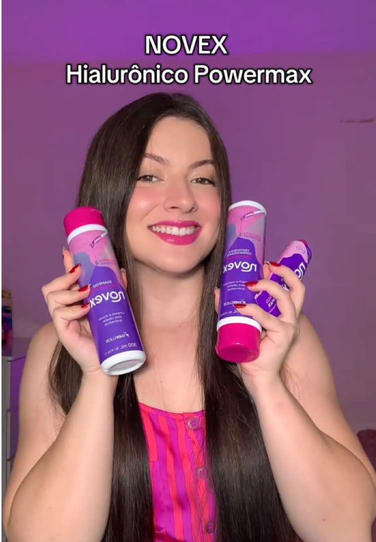 Testei Novex Hialurônico Powermax é simplesmente amei o resultado! Cabelo mais cheio, saudável e macio. #novexlovers #novex #pontasralas #cabelo #cabelosaudavel #cabelobrilhoso #videoviral #fypp @Novex Europe @Novex Hair Care 