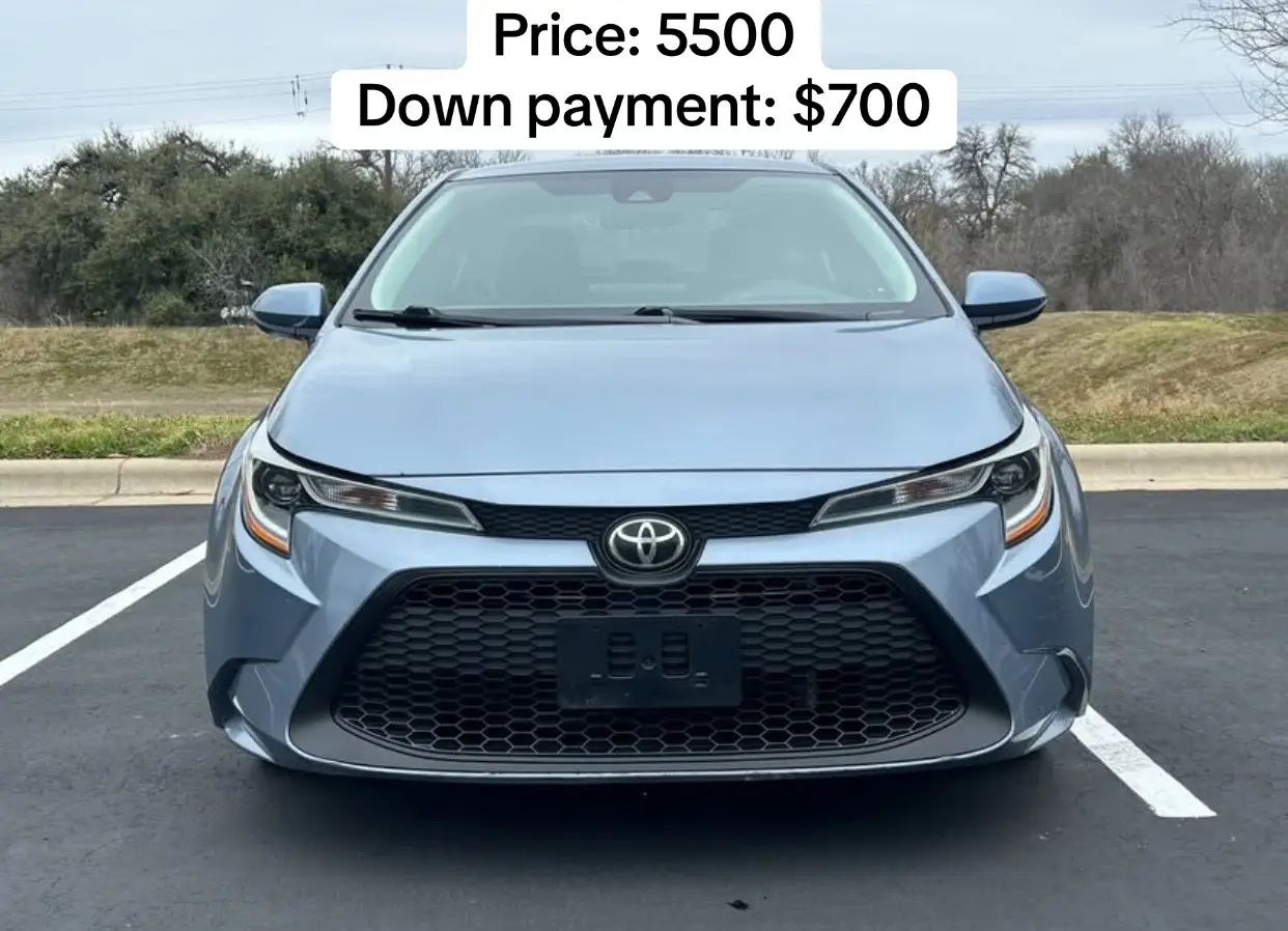Thank you for your time checking in. Please read below the important details. If you still have any question, please feel free to text me  Title: Clean Title Number of Owners: 2 Category: Sedan Engine: 4-Cyl, 1.8 Liter Transmission: Automatic Financing Available  Price: $5500 Down Payment: $700 #2020ToyotaCorolla #ToyotaCorolla #Corolla2020 #ToyotaLife #CarLovers #CarVibes #CorollaNation #CarCommunity #ToyotaFamily #NewCarVibes #ToyotaLove #CarGoals #2020Toyota #ToyotaCars #ToyotaCulture #CarReviews #CarAddicts #CarLife #CorollaLife #2020Car #ToyotaNation #DriveToyota #CarObsessed #NewToyota #CorollaVibes #ToyotaOwners #ToyotaGang #CorollaFan #ToyotaFans #2020CarReview #CarTuning #CarModification #CarPassion #CorollaClub #ToyotaMods #CustomCorolla #Corolla2020Review #SleekToyota #ToyotaPerformance #CorollaFamily #CompactCar #ToyotaLuxury #CorollaCustomization #CompactSedan #DriveInStyle #SedanLife #ToyotaSedan #ToyotaAdventure #BestSedan #2020Sedan #ModernCar #FuelEfficientCar #EconomicalCar #ToyotaDream #ToyotaExperience #CorollaHybrid #EcoFriendlyDrive #HybridCar #ToyotaHybrid #FutureCar #SedanStyle #ToyotaPerformanceCars #CarReview2020 #CorollaPerformance #NewCarReview #CarLifestyle #NewToyotaCorolla #2020CarLife #CorollaLove #ToyotaRides #DriveSmooth #ToyotaAdventureTime #ToyotaCruisin #CarInfluencer #ToyotaCars2020 #DriveCorolla #ToyotaLifestyle #AffordableCars #FuelEfficient #StylishToyota #CorollaHype #FutureCarTechnology #ToyotaSedan2020 #CorollaLoveAffair #CarModel2020 #TechInCars #ToyotaInnovation #CorollaInspiration #AffordableLuxury #CarGoals2020 #ToyotaVibes #CarPerfection #DriveSafe #TechSavvyCar #Corolla2020Edition #CorollaFeatures #BestCompactCar #ToyotaInnovation2020 #SedanGoals #CarLife2020