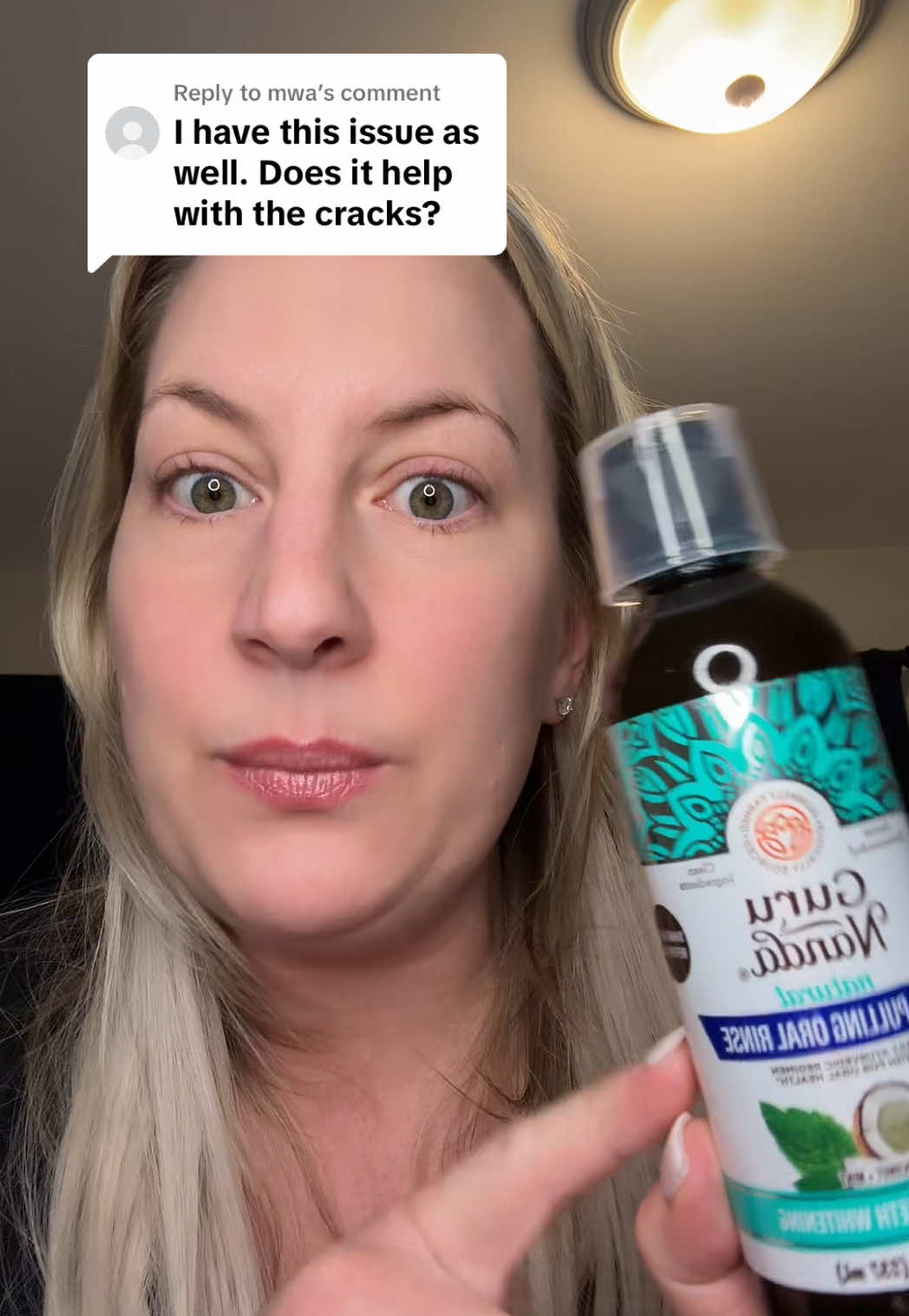 Replying to @mwa Helps with better overall oral care! #oilpulling #oilpullingbenefits #oralcare #oralcareroutine #teeth #gumhealth 