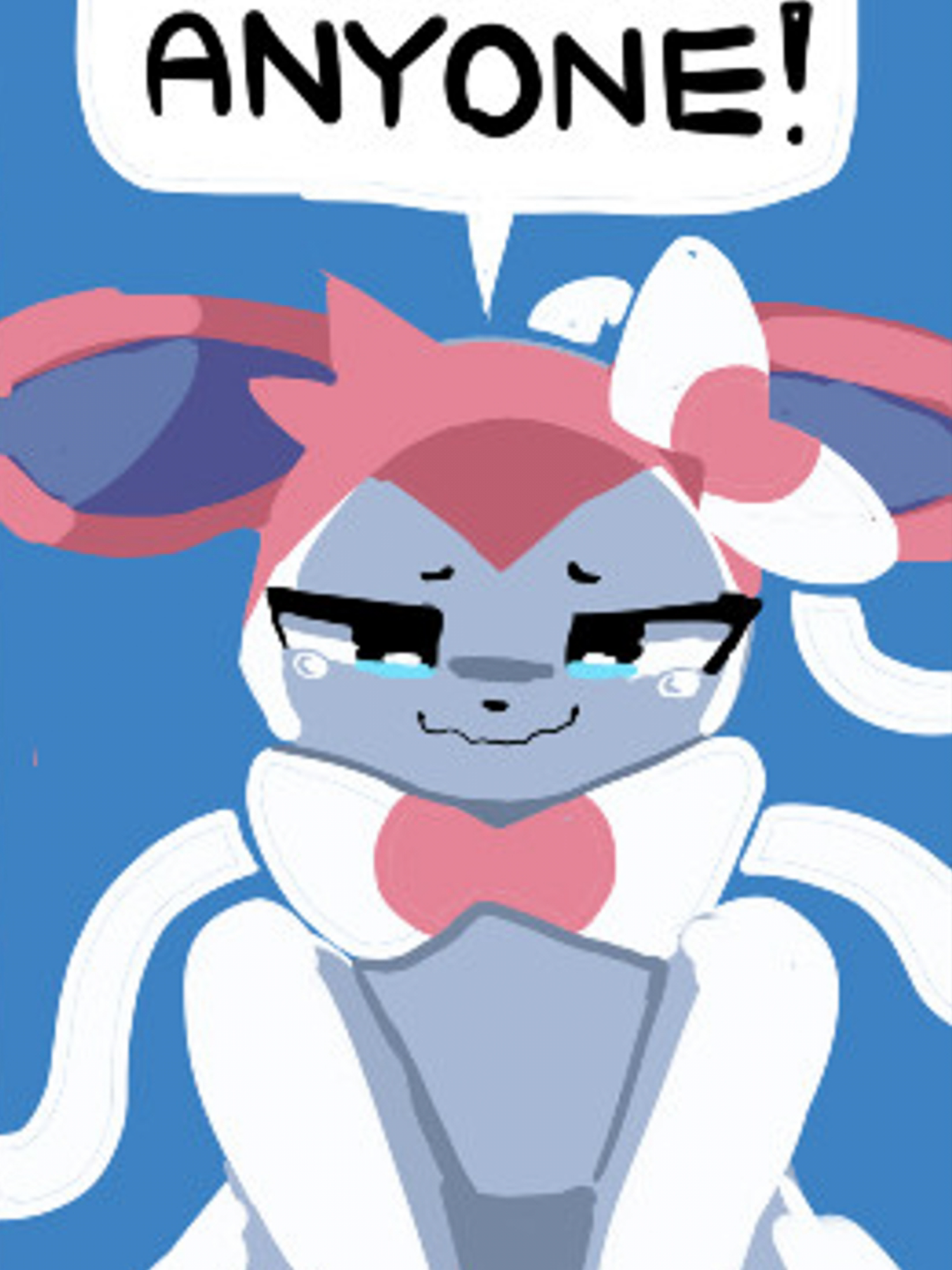 I'm Concerned for Sylveon... | 🎨: @/sutihukka #furry #furrymeme #furrymemes #sylveon |
