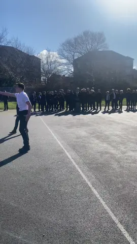 Amazing crowd today, biggest possible yet, but yk we could get more 😉😉#trending #football #school #fyp 