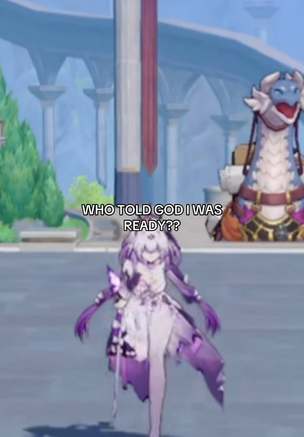 her clothes and hair not being animated made it even more terrifying #HonkaiStarRail #fyp #hsr #sundayhsr #castorice 