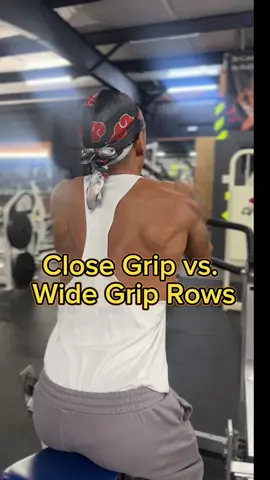 Close vs. Wide Grip Rows #GymTok #fitnesstips #gymtips #backworkout #backday #workouttips #fyp #fypage #fypシ゚viral 