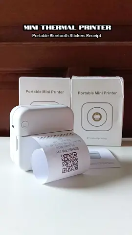 Portable Mini Thermal Printer Bluetooth Stickers Receipt#thermalprinter #portableprinter #printer #miniprinter #minithermalprinter #tiktokmademebuyit #TikTokShop #fyp 