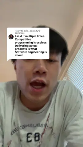 Replying to @dino__serenity Competitive programming is not useless #competitiveprogramming #competitiveprogrammer #competitiveprograms #algorithmcontests #algorithmsanddatastructures 