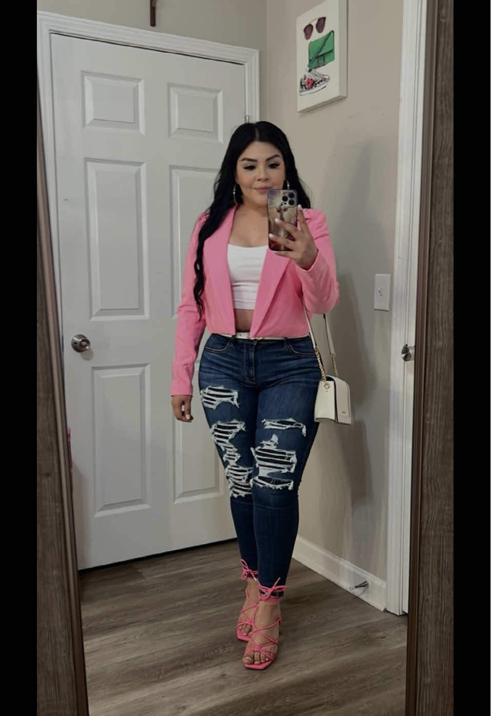2 estilos de outfits con blazer de @Fashion Nova 💗 Jeans @American Eagle #viral #outfit #fyp #fypシ #target #tjmaxx #outfitinspo #creative #outfitideas #explore #mujeresqueinspiran #foryoupage #bleazer #tiktokpartner #mystyle #grwm #arreglateconmigo #trending #parati #casual #LIVEHighlights #LIVEIncentiveProgram #PaidPartnership 