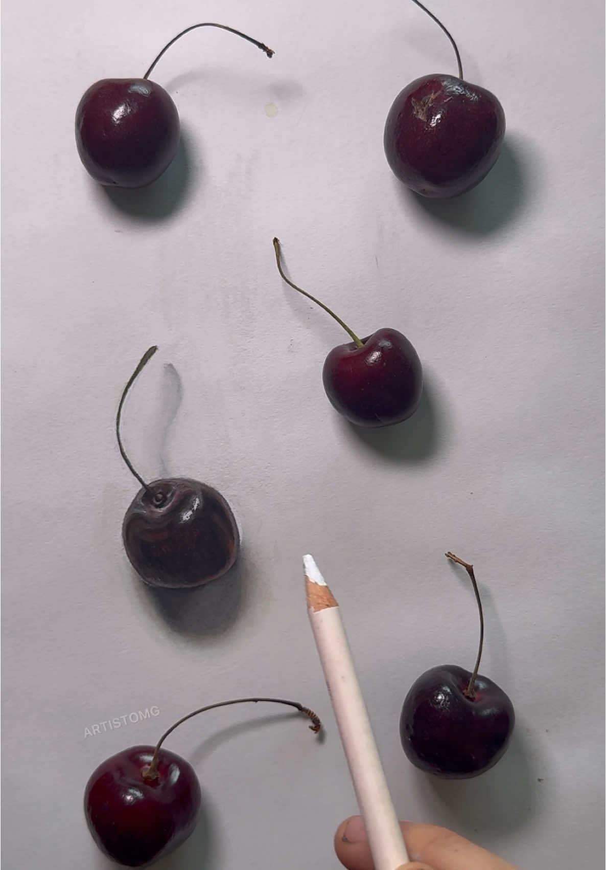 Guess the Drawing! ✍️ || Did you Find the Cherry Drawn?! 🍒✨🤔 #funnyart 