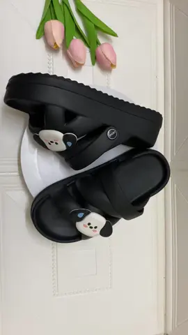 Dép Sandal nữ hình cún đế cao dễ đi chống trơn#depnu #depsandal #depquaihau #fy #xh 