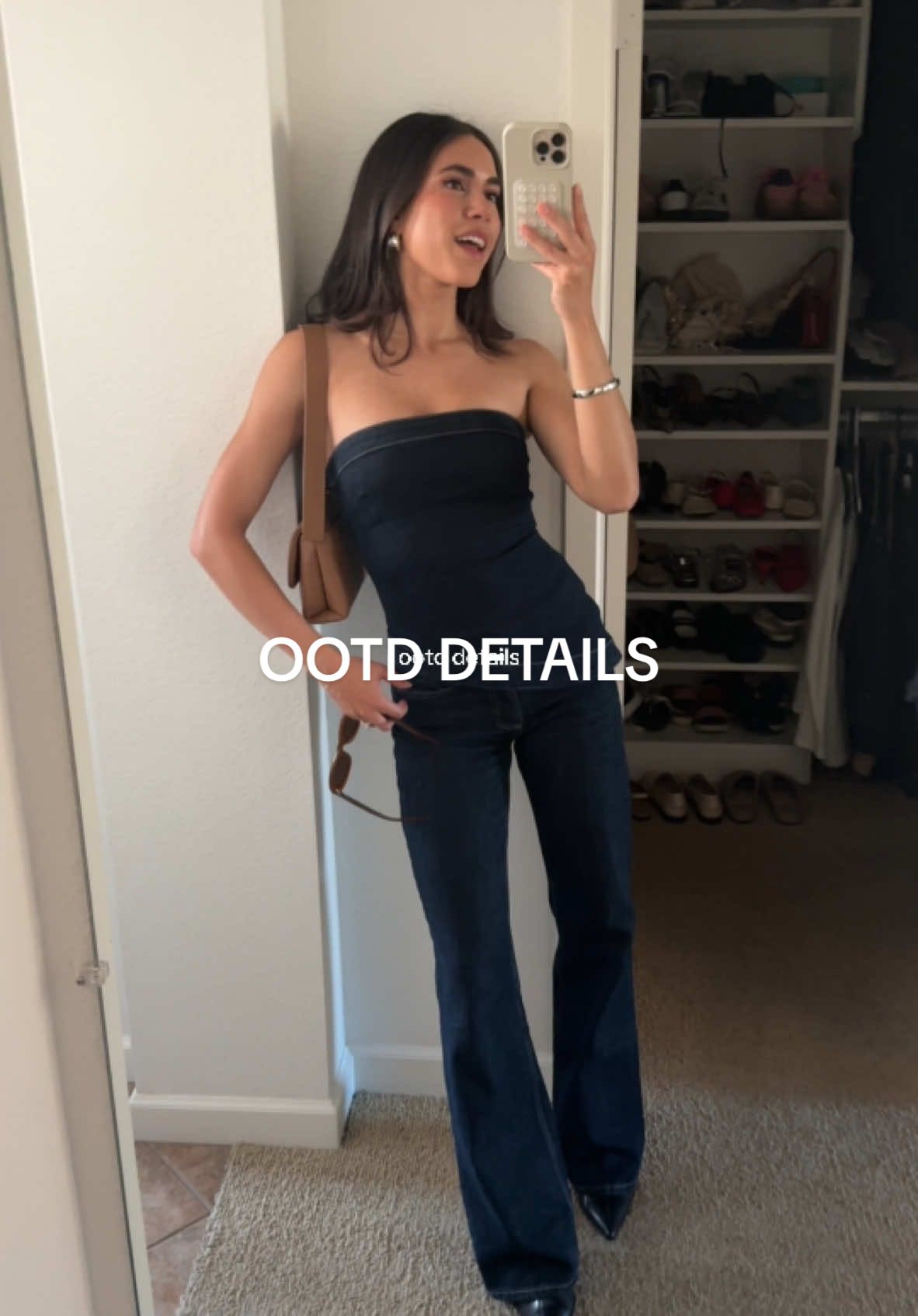 Outfit of the day for lunch!! Who is here since i first shared this @Mango top last march lol? My first fashion video to go viral 💙 and the reason i joined ltk and shopmy haha! Crazy how far we’ve come since then & time really does fly when you’re having fun. Thankful youre here following along!!  #OOTD #denimondenim #styleinspo #outfitoftheday #springfashion 