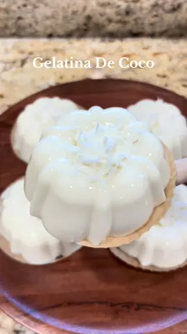 Gelatina De Coco #parati #postres #recetas #recetasfaciles #viral #gelatina 