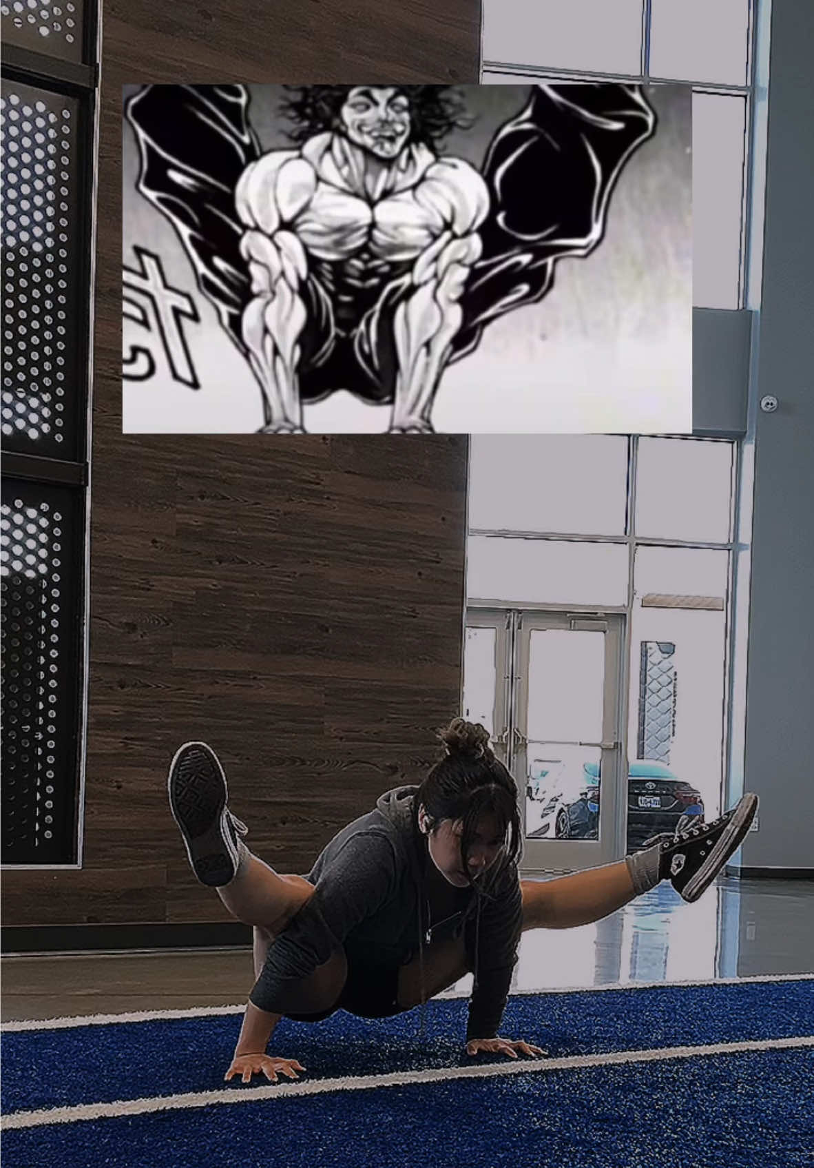 ANIME POSES 💪🏻 #anime #gymgirl #gym #animegirl #baki #Fitness #flexibility #mobilitytraining #calisthenics #baki #yoriichi 