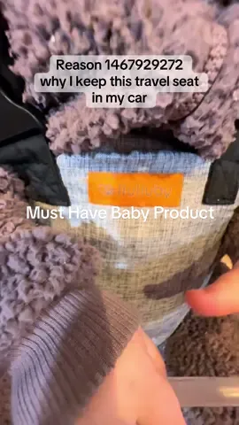 My number one must have baby product is this travel harness seat! @liuliuby  #babyseat #highchair #babyproducts #musthavebabyproducts #travelseat #babyhack #parenthack #baby #travel 