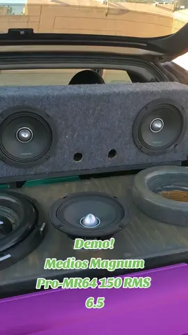 Medios magnum economicas!  Pro-Mr64 150 Rms 6.5 Disponibles ✅️ #caraudio #audiocar #soundcar #magnumaudio #deafbonceapocalypse #openshowmexico #soundquality #caraudioaddicts #caraudiomexico #caraudiofabrication #down4sound #caraudiosystem #soundsystem 