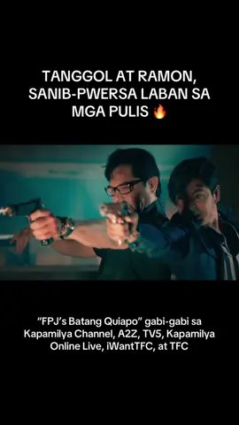 Napalaban sa isang maaksyong engkwentro sina #Tanggol (#CocoMartin) at Ramon (#ChristopherDeLeon) matapos silang matunton ng mga pulis. 💥  Tutukan ang #FPJsBatangQuiapo gabi-gabi ng 8 PM sa Kapamilya Channel, A2Z, TV5, Kapamilya Online Live, iWantTFC, at TFC. #abscbn #abscbnpr #kapamilya #fyp #foryou #BatangQuiapo  