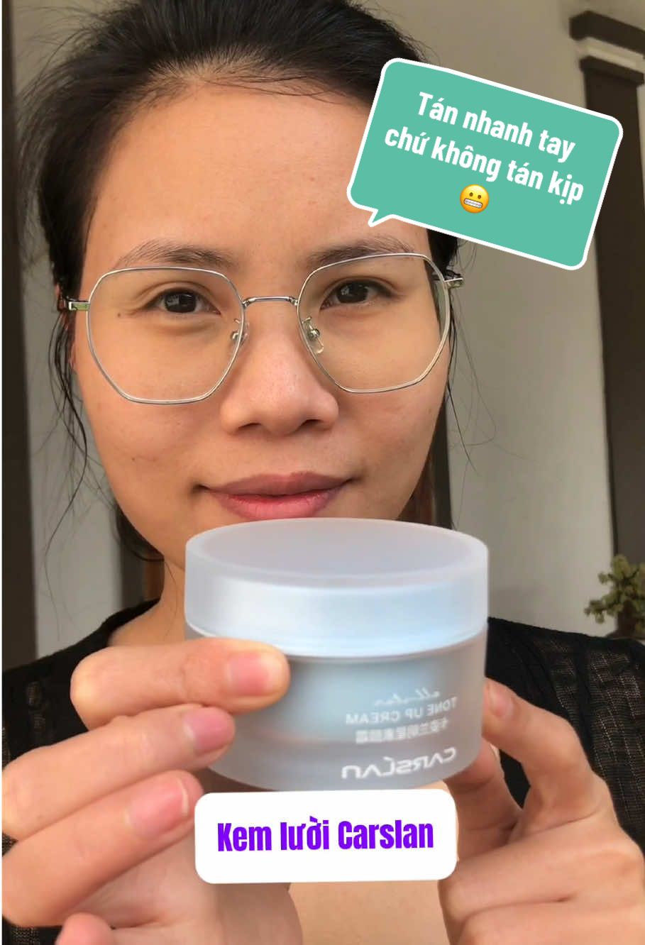 Kem lười carslan dành cho người lười ơi #vuonghang #reviewson #makeup #carslan #kemluoinangtone 