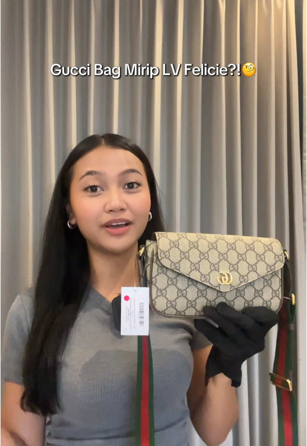 LV Felicie versi brand Gucci?!🧐 #gucci #guccibag #luxurybag #luxurybags #brandedbag #brandedbags 