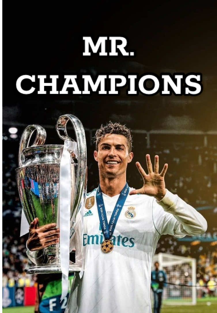 CR7 - Mr. Champions! 🏆🇵🇹💀👑 #CR7 #Realmadrid #championsleague #footballtiktok #fyp 