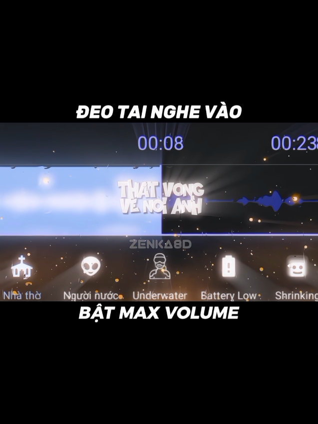 chỉ tiếc thương với chút thất vọng về nơi anh ... ! #zenka8d #xuhuong #nhachaymoingay 