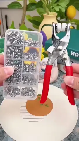 100Pcs Metal Snap Button Pliers Kit Automatic Eyelet Puncher Fastener Tool For Sewing Clothing#sewingtool #snapbutton #buttonpresstool #Multifunctionhiddenbuckleclamp #Childmotherbuckleretainer #fyp #foryou #tiktokshop #goodthings 