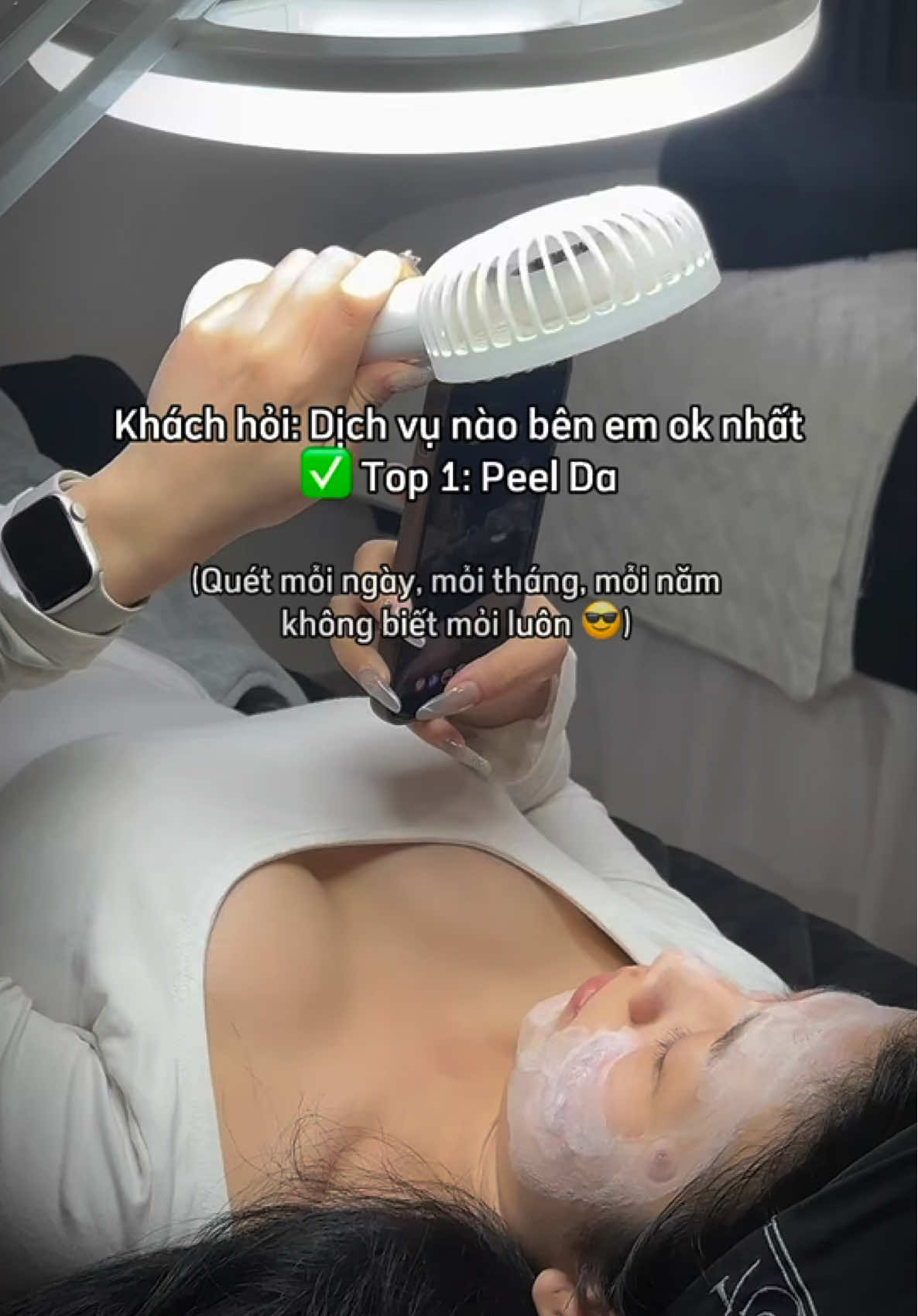 Công việc yêu thích lặp đi lặp lại mỗi ngày không biết chán là đây  #skinlab #trịmụn #chemicalpeel #đàotạohọcviên #viral #tiktok 