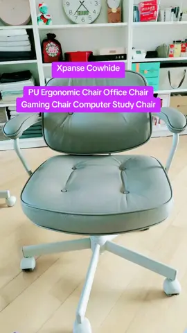 Xpanse Cowhide PU Ergonomic Chair Office Chair Gaming Chair Computer Study Chair #tiktok #foryou #trending #chair 