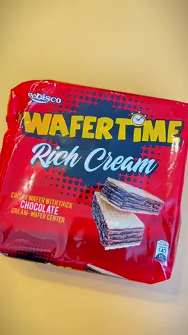 Snack o’clock? It’s always WaferTime! Get that crispy bite with a burst of rich chocolate cream in every layer. 🍫✨ Add to cart now sa TikTok Shop and enjoy the choco goodness! 🛒💥 #WafertimeRichCream #KeepCalmAndWafertime #RebiscoPH